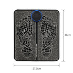 6931  Ems Foot Massager Electric Feet Massager Deep Kneading Circulation Foot Booster For Feet And Legs Muscle Stimulator Folding Portable Electric Massage Machine