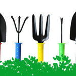 Complete gardening hand tools set