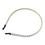 Stylish golden metal hair accessory