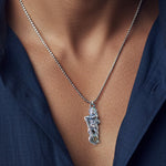 Hanuman Ji Pendant with Gada Religious Jewellery for Men and Women (1 Pc)