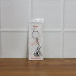 Premium Silver-Finish Metal Bal Krishna Eating Makhan Keychain (1 Pc)