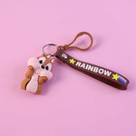 Cute Cartoon Animal Keychain (1 Pc )
