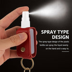 Portable Hand Sanitizer Holder Keychain with Tassel (1 Pc)