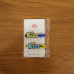 Cute “Kiss” Text Hair Clip Set (2 Pc)