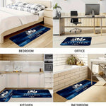 Kitchen Floor Mat Non-Slip Printed Runner Rugs (3 Pc)
