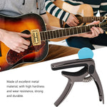 Guitar Capo with Pickup Stand – Soft Capo for Acoustic & Electric Instruments