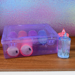 Decorative Flameless Electronic LED Candle Light Set (8 Pc)