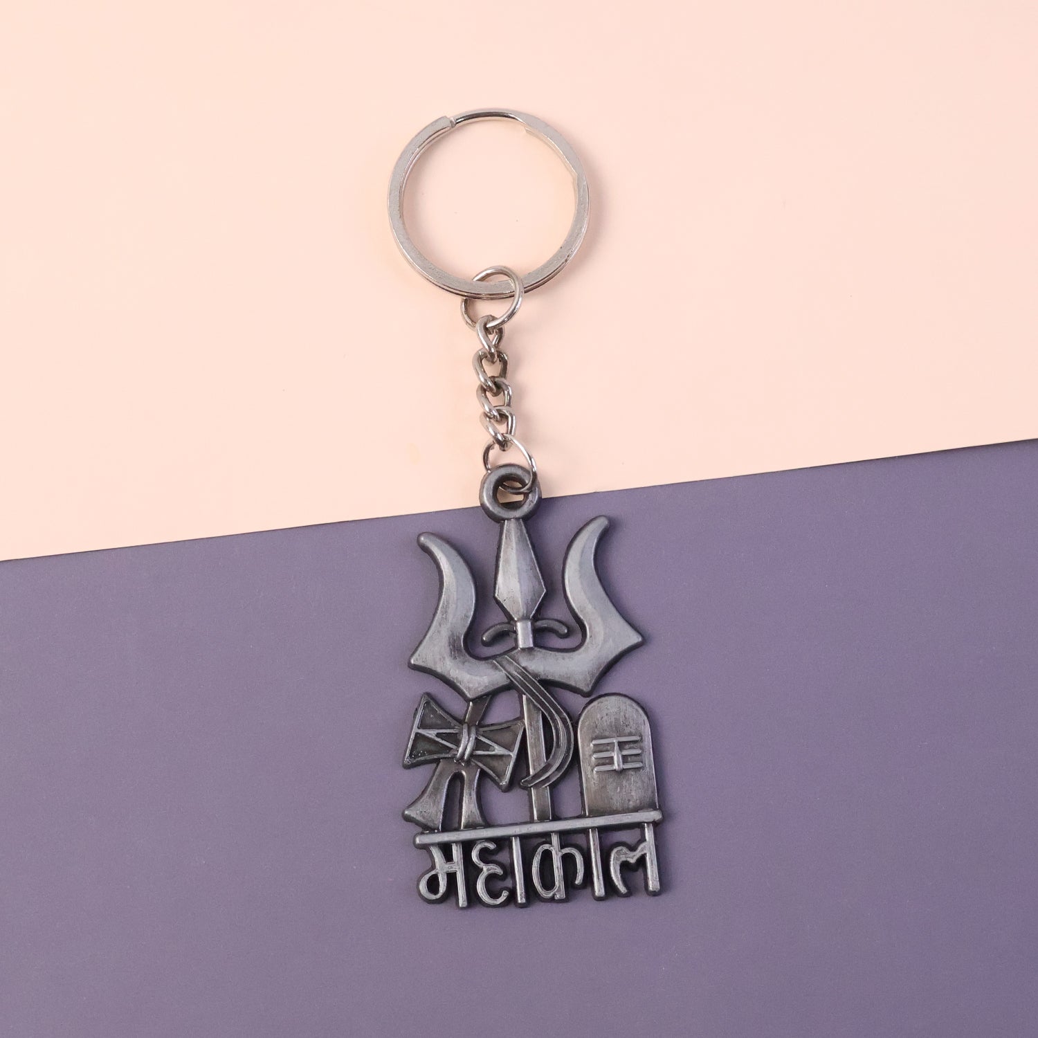 Premium Metal Mahakal Keychain (1 Pc) – coreldove.com