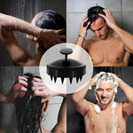 Scalp Massager Shampoo Brush with Soft Silicone Bristles