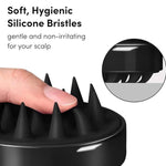 Scalp Massager Shampoo Brush with Soft Silicone Bristles