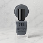 Beauty Stone Grey Matte Nail Lacquer