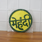 Mehndi Ceremony Wall Hanging / Backdrop Sign Name Plate (1 Pc)