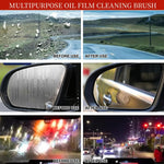 2-in-1 Car Oil Film Cleaning Brush