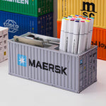 Container-Style Multi-Compartment Desk Organizer (1 Pc)