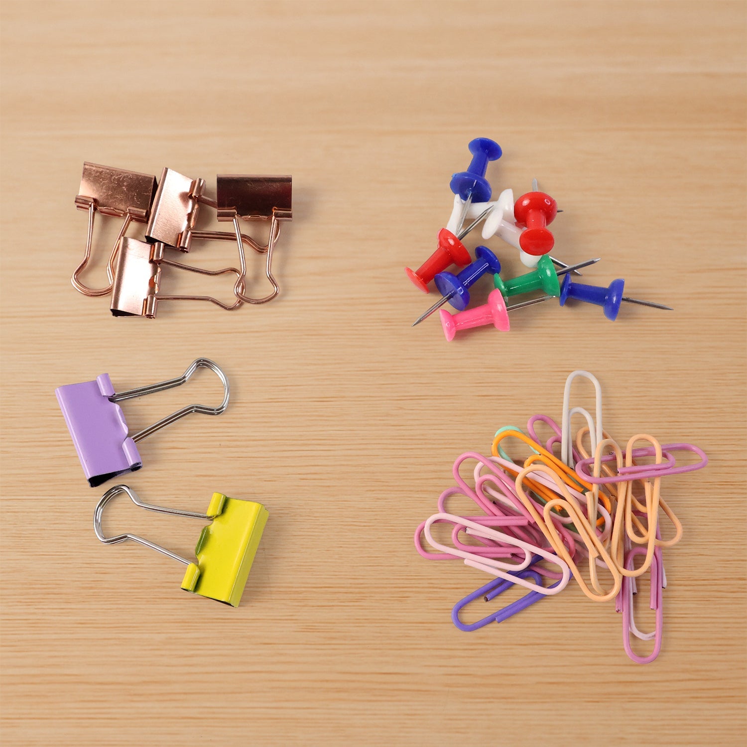 Office Stationery Clips and Pins Combo, 1 Set – coreldove.com