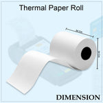 Thermal Label Roll for Barcode Printing (57 x 34 Cm)