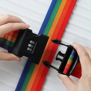 Heavy-Duty Rainbow Webbing with 3-Digit Code Lock – coreldove.com