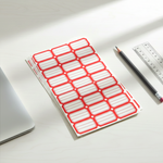 50 Sheets Self-Adhesive Label Stickers