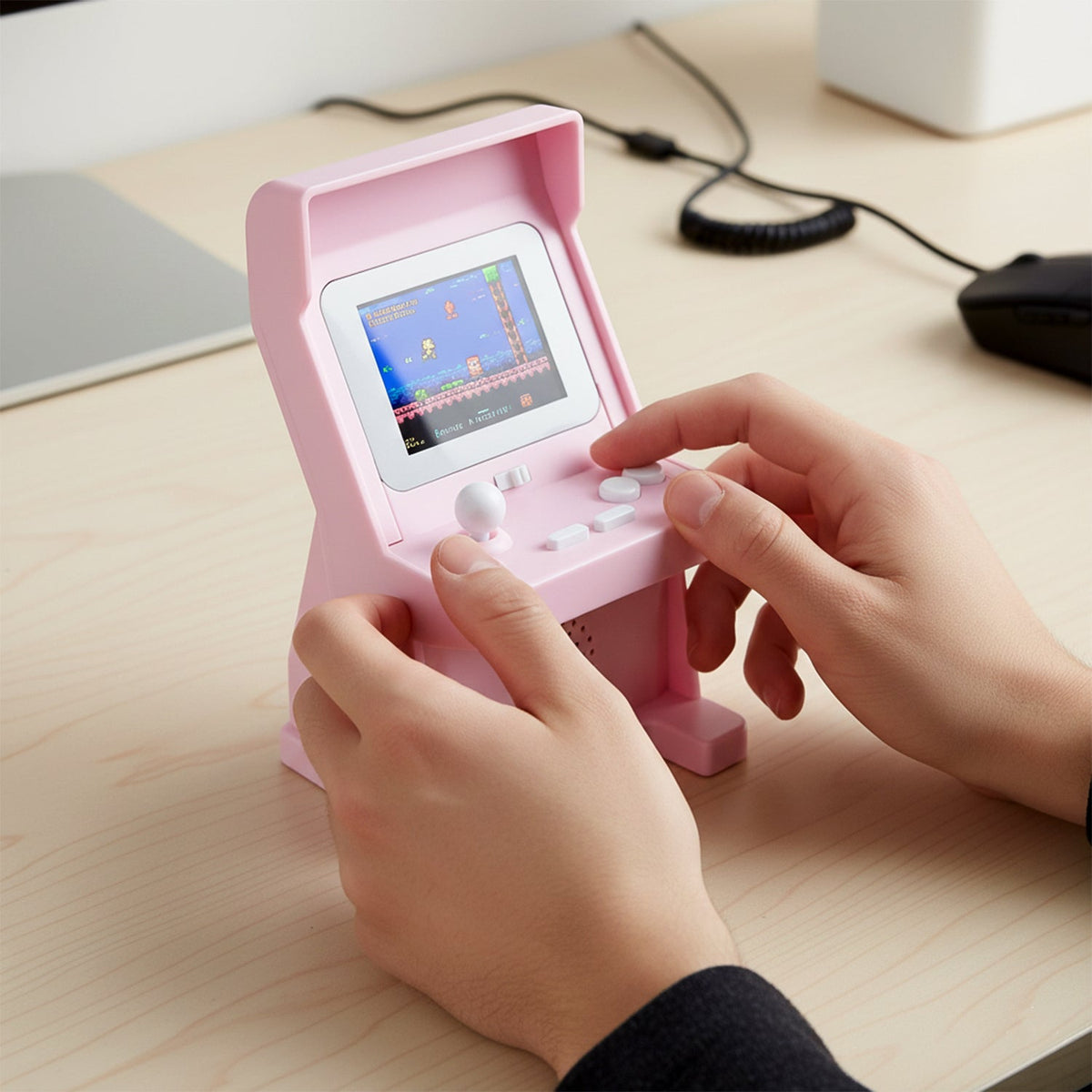 Mini Retro Arcade Gaming Console with 120 Built-In Classic Games ...