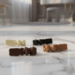 Elegant Bow Design Hair Clips Set (4 Pc)