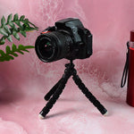 Flexible Mini Tripod Stand with Adjustable Mobile Holder