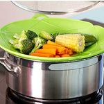 Silicone lid for pots and pans
