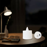 Blue LED Tea Light Candles (24 Pc)