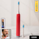 Battery-Operated Electric Toothbrush with Replaceable Head (Mix Color / 1 Pc)