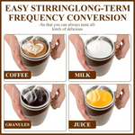 Stirring Coffee Mug | Magnetic Stirring Coffee Cup | Stainless Steel Mug for Milk | Travel Mixing Cup | Self Stirring Coffee Mug, Suitable for Coffee / Milk / Hot Chocolat | Battery Operated ( Battery Not Included)