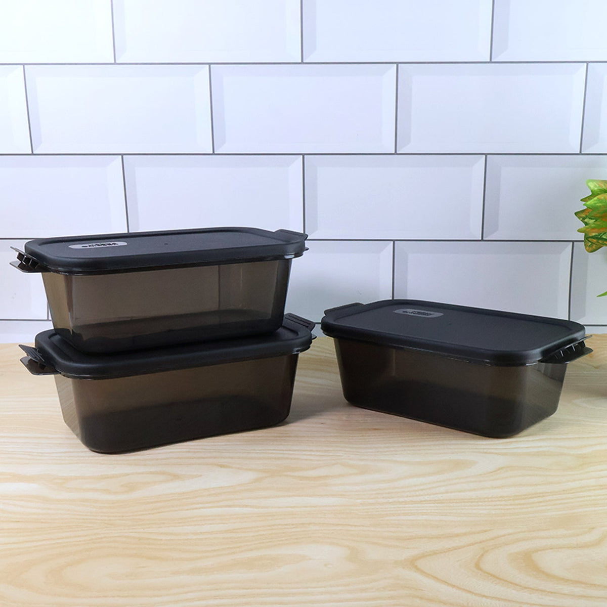 Rectangular Food Storage Rectangular Food Storage Containers - (3 Pc / Set) – coreldove.com
