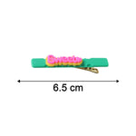 Sweet Text Decorative Hair Clip Set (4 Pc)