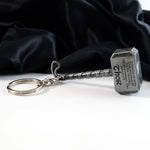 Big Metal Hammer Shape Keychain (1 Pc)