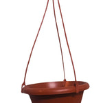 Flower pot with hanging rope for plants