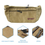 Multipurpose Canvas Waist Pouch Sling Bag (1 Pc)