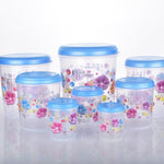 Airtight transparent container set