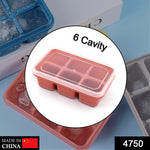 6-Cavity Silicone Ice Tray – Ideal for Kitchen & Home Use