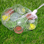 Flat round glass stones for vases