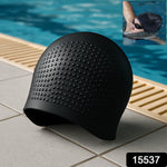Konex Premium Silicone Waterproof Swimming Cap - Unisex, Durable