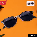 Round Blue Sunglasses