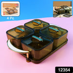 Liger Premium 4-Slot Dryfruit Storage Box