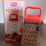 Supermom 5-in-1 Comfort Stainless Steel Grater and Slicer