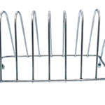 Square plate rack holder for kitchen storage