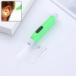 Compact Green LED Ear Pick