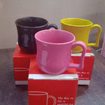 Premium Plastic Coffee,Tea Mug with Handle (1 Pc / With Color Box / Mix Color)
