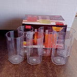 Apex Merino N’ Glass Unbreakable Plastic Drinking Glass Set (6Pc/300ml) Approx