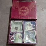 Ceramic Tea / cups / Mug Set Including Snacks (4 Pcs set)