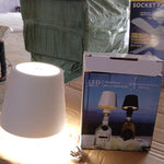 USB Rechargeable LED Bottle Lamp – 3-Color Dimmable Wireless Table Light (1 Pc)