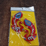 Decorative Wooden Shubh Labh Wall Hanging (2 Pc)