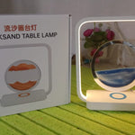 13477 3D Wireless Charging LED Light USB Quicksand Painting Lamp for Bedroom