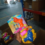 Elephant Hand-Press Bubble Gun Toy with Bubble Liquid Bottle for Kids